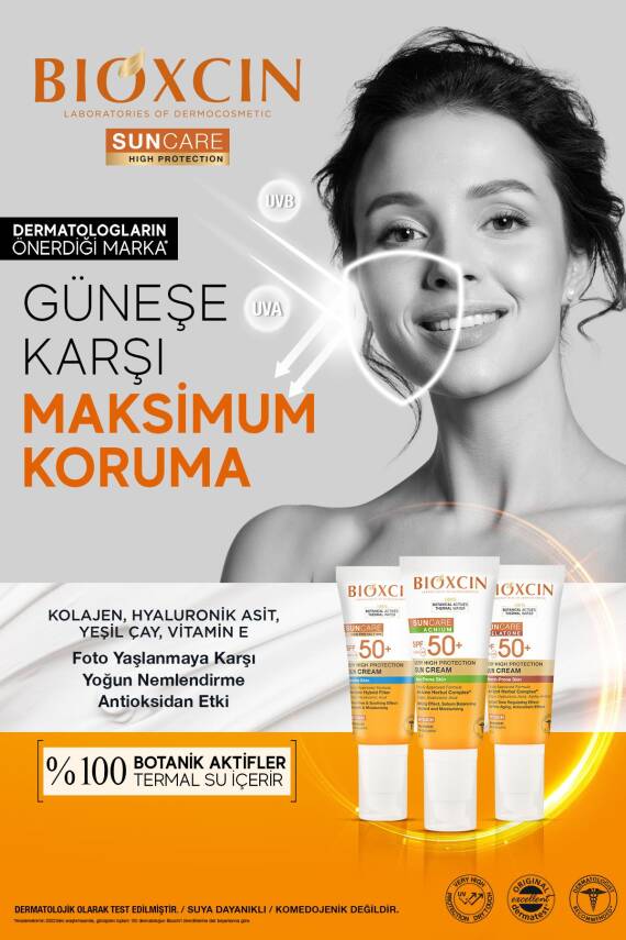 Bioxcin Sun Care Lekeye Eğilimli Ciltler Spf 50 Güneş Kremi 50 ml - Alfa Arbutin, Kolajen, Hyaluronik Asit - 9