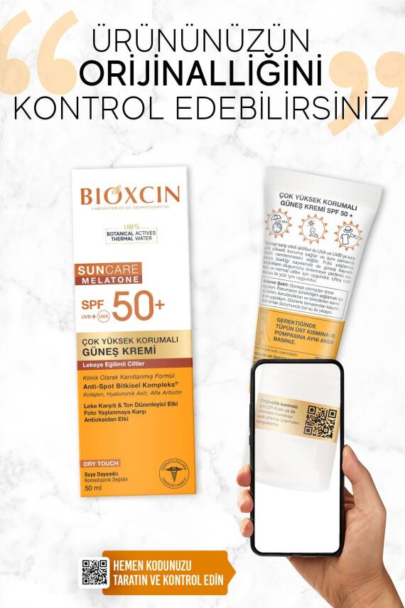 Bioxcin Sun Care Lekeye Eğilimli Ciltler Spf 50 Güneş Kremi 50 ml - Alfa Arbutin, Kolajen, Hyaluronik Asit - 11