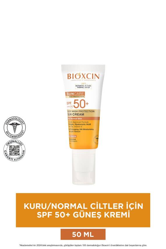 Bioxcin Sun Care Spf 50 Çok Yüksek Korumalı Güneş Kremi 50 ml Kuru Ve Normal Cilt - Kolajen Hyaluronik Asit - 2