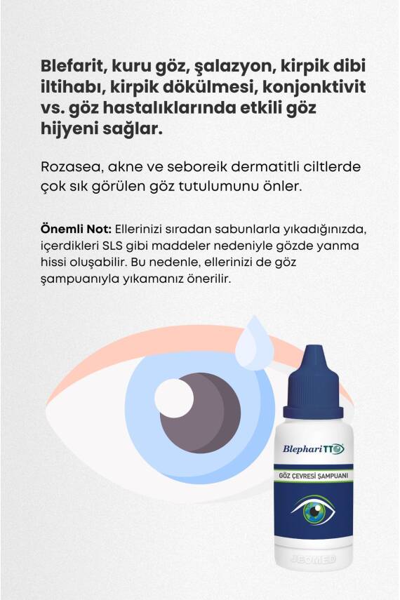 Blepharitto Göz Çevresi Şampuanı 65 ml - 4