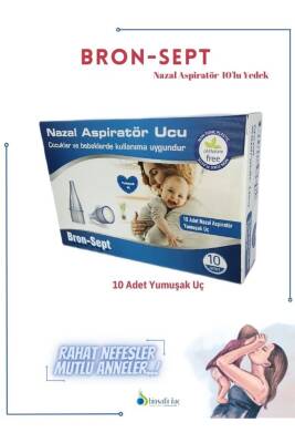 Bron-Sept Bebek Burun Aspiratörü Ucu 10'lu - Bron-Sept