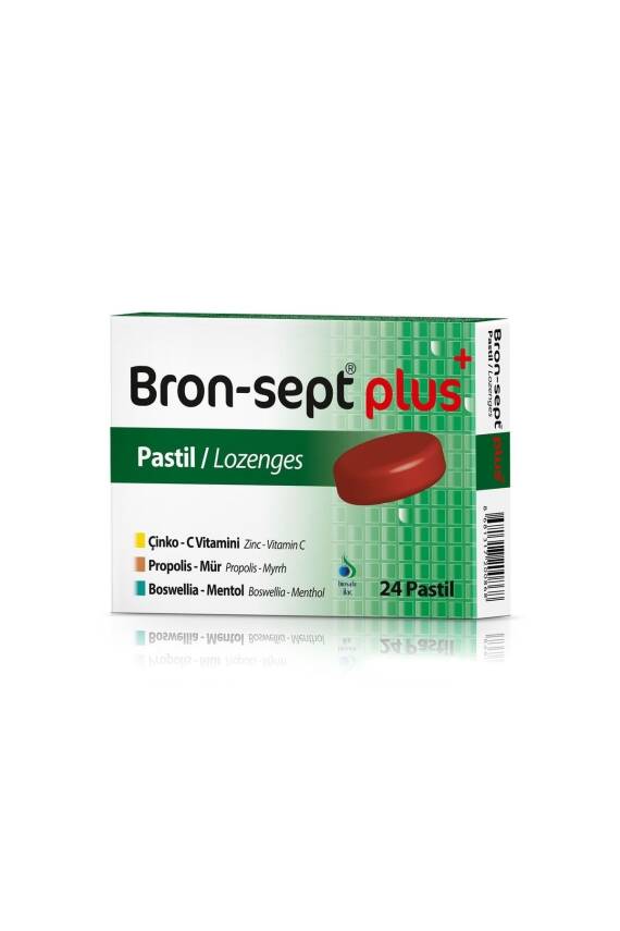 Bron-Sept Mentollü Plus+ 24 Pastil - 1