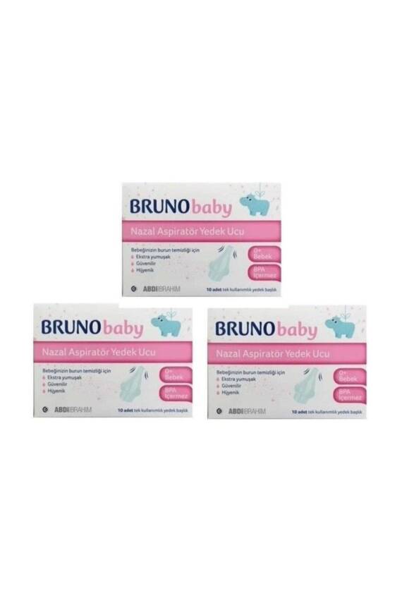 Bruno Baby Nazal Aspiratör Yedek Uç 10'lu 3 Adet - 1
