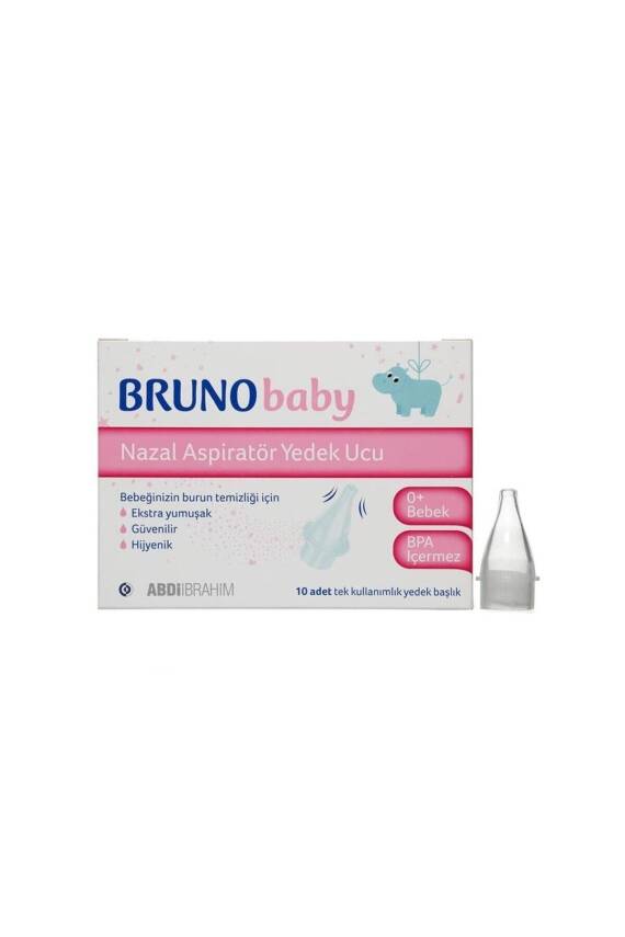 Bruno Baby Nazal Aspiratör Yedek Uç 10'lu - 1