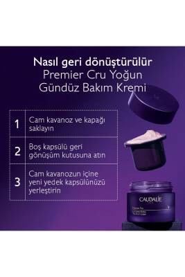 Caudalie Premier Cru Yoğun Gündüz Bakım Kremi 50ml-Yedek Kapsül - 2