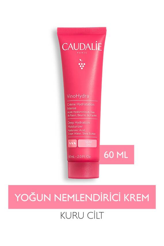Caudalie VinoHydra Yoğun Nemlendirici Bakım Kremi 60ml - 1