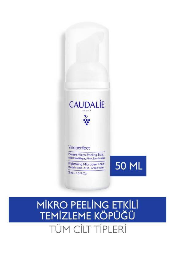 Caudalie Vinoperfect Işıltı Verici Mikro Peeling Temizleme Köpüğü 50 ml - 1
