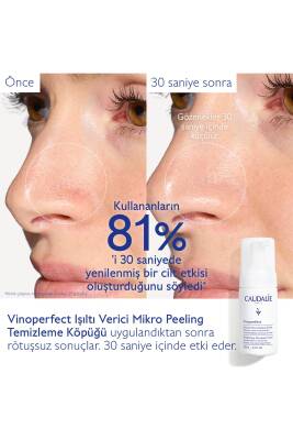 Caudalie Vinoperfect Işıltı Verici Mikro Peeling Temizleme Köpüğü 50 ml - 4