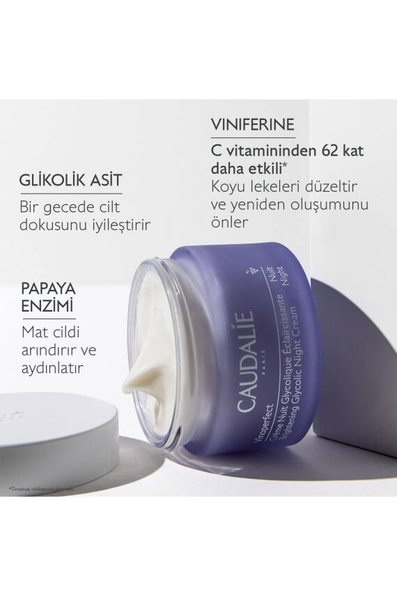 Caudalie Vinoperfect Leke Karşıtı Glikolik Gece Bakım Kremi 50 Ml - 4