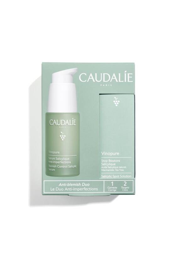 Caudalie Vinopure Akne Karşıtı Set - Vinopure Serum 30 ml + Spot Krem 15 Hediye - 3