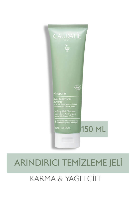 Caudalie Vinopure Arındırıcı Temizleme Jeli 150ml - 1