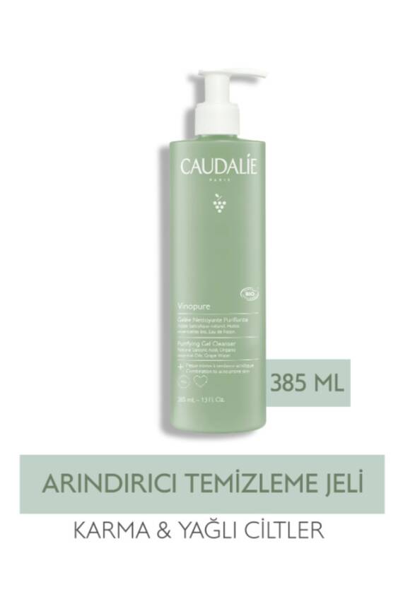 Caudalie Vinopure Arındırıcı Temizleme Jeli 385 ml - 1