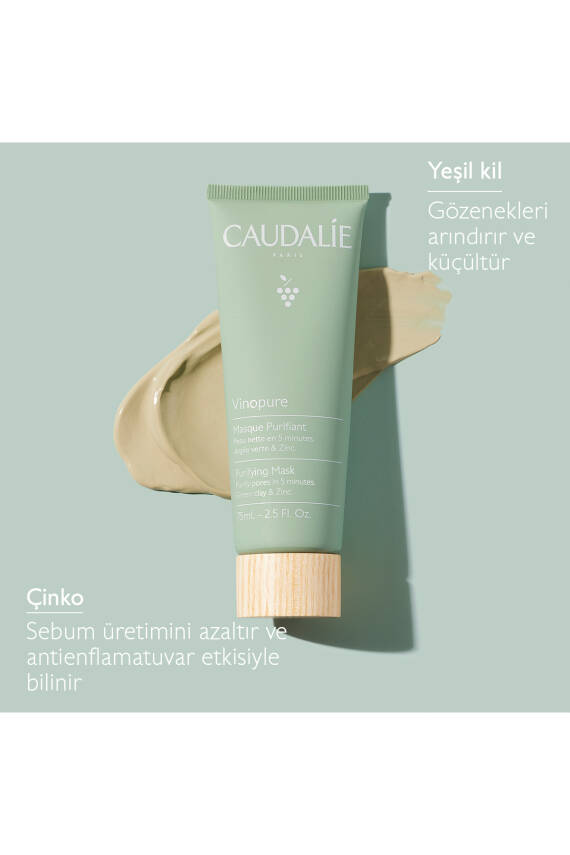 Caudalie Vinopure Hassas Kil Maskesi 75 ml - 2