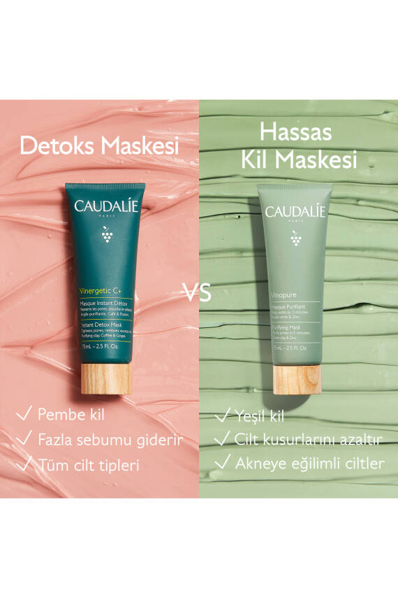 Caudalie Vinopure Hassas Kil Maskesi 75 ml - 6