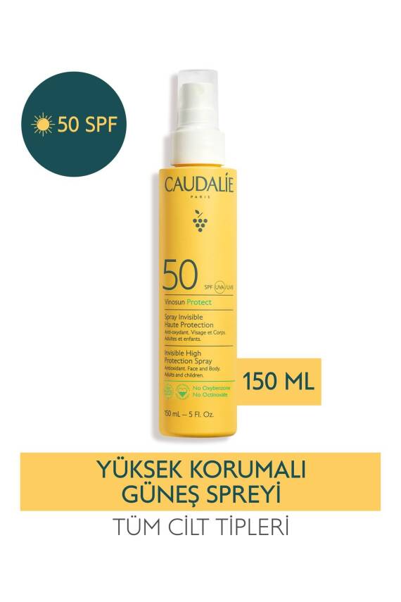 Caudalie Vinosun Protect Spf 50 Güneş Spreyi 150 ml - 1