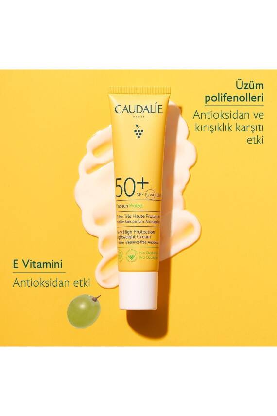Caudalie Vinosun Spf50+ Ocean Protect Güneş Koruyucu Krem 40 Ml - 2