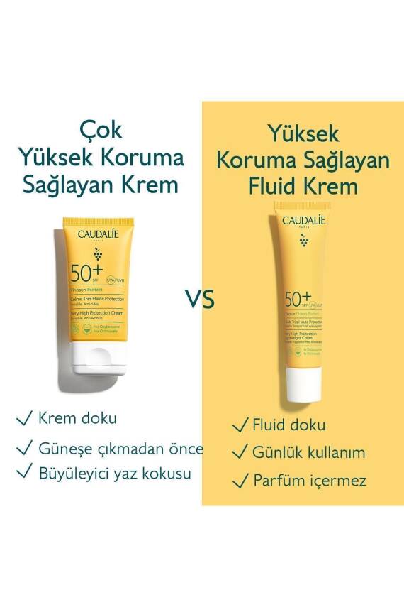 Caudalie Vinosun Spf50+ Ocean Protect Güneş Koruyucu Krem 40 Ml - 4