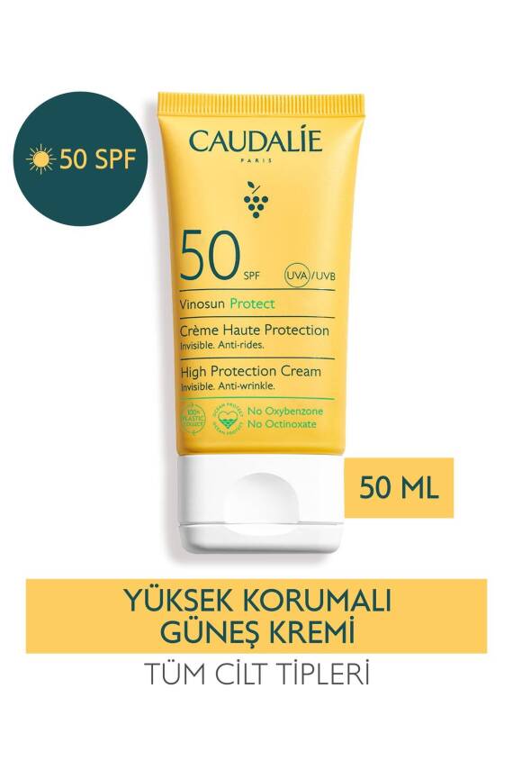Caudalie Vinosun Yüksek Koruma Sağlayan Güneş Koruyucu Krem Spf50 50 ml - 1