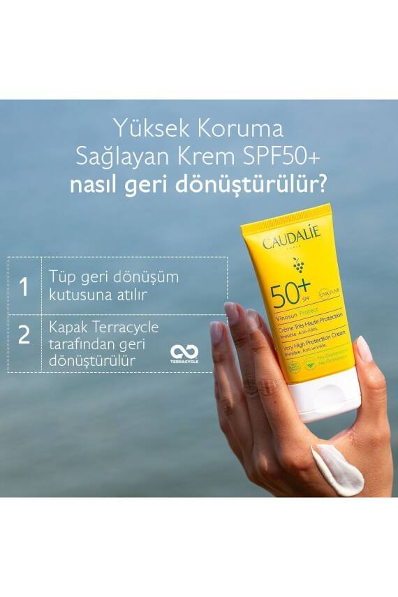 Caudalie Vinosun Yüksek Koruma Sağlayan Güneş Koruyucu Krem Spf50 50 ml - 5