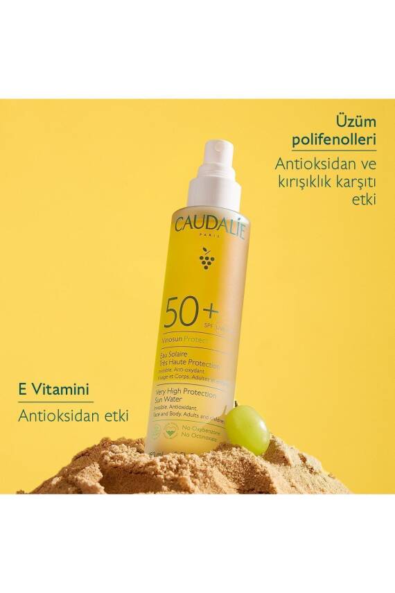 Caudalie Vinosun Yüksek Koruma Sağlayan Güneş Suyu Spf50 - 2