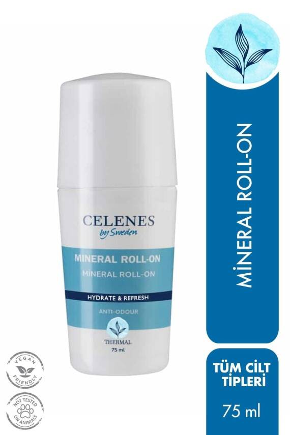 Celenes Alüminyum Içermeyen Thermal Roll-on Tüm Cilt Tipleri Thermal Roll On Ve Deodorant 75 ml - 1