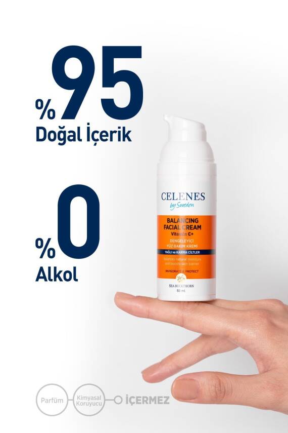 Celenes Aydınlatıcı Ve Dengeleyici Sea Buckthorn Yüz Kremi Yağlı Ve Karma Ciltler 50 ml - 3