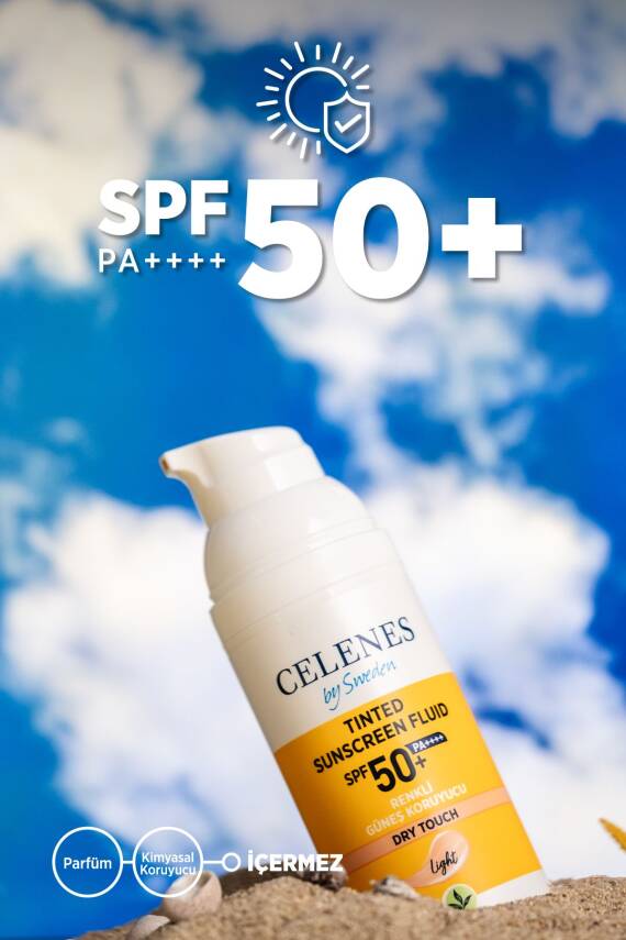 Celenes Herbal Dry Touch Spf 50 Mat Bitişli Renkli Güneş Kremi - Yüz Ve Dekolte Bölgesi 50 ml - 3