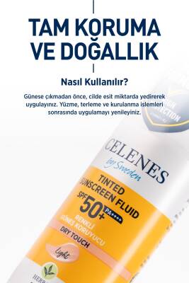 Celenes Herbal Dry Touch Spf 50 Mat Bitişli Renkli Güneş Kremi - Yüz Ve Dekolte Bölgesi 50 ml - 4