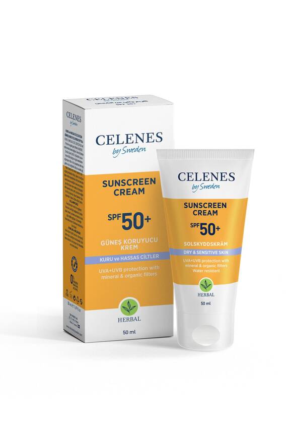 Celenes Herbal Güneş Kremi Kuru Ve Hassas Ciltler 50+ Spf 50 Ml - 5