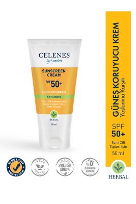 Celenes Herbal Yaşlanma Karşıtı Güneş Kremi 50 Spf 50 ml - 2
