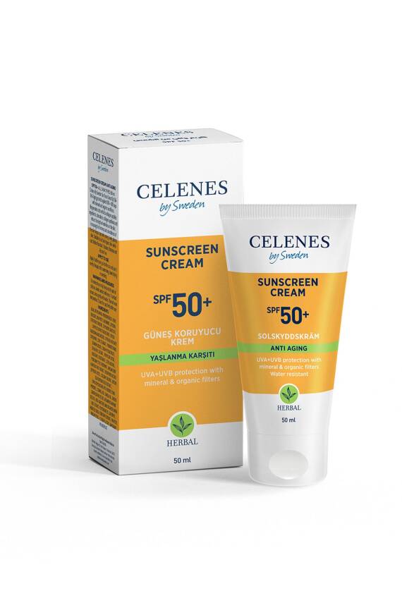 Celenes Herbal Yaşlanma Karşıtı Güneş Kremi 50 Spf 50 ml - 3