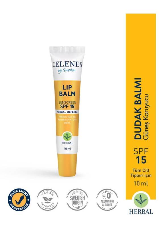 Celenes Herbal Yoğun Nem Lip Balm Spf15 10ml - 1