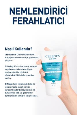 Celenes Nemlendirici Ve Canlandırıcı Thermal 3'ü 1 Arada Thermal Peeling Maske 150 ml - 4