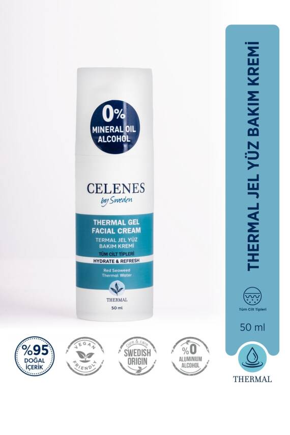 Celenes Nemlendirici Ve Canlandırıcı Thermal Jel Günlük Bakım Kremi 50 ml - 1