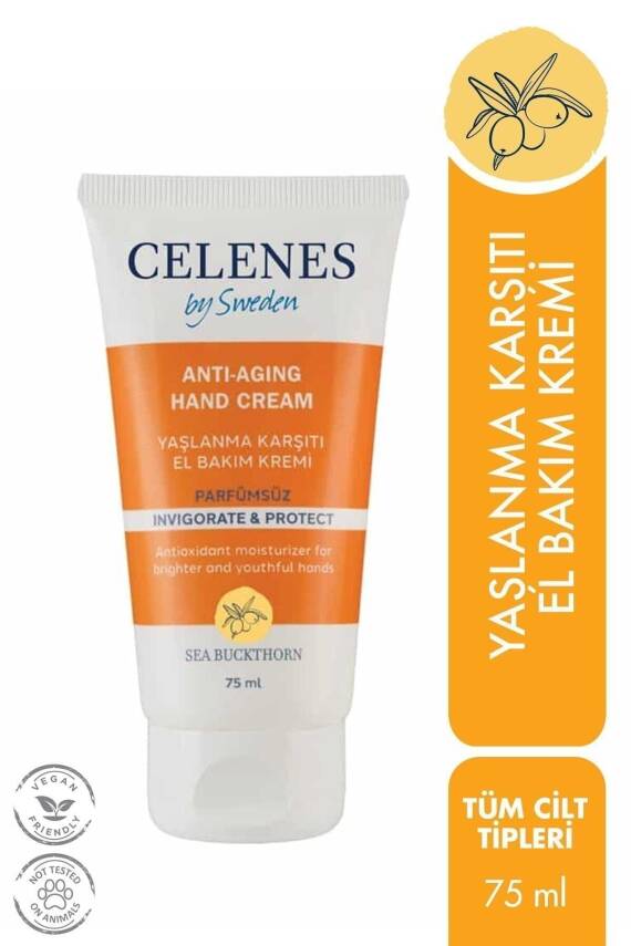 Celenes Yaşlanma Karşıtı Sea Buckthorn El Bakım Kremi 75 ml - 1