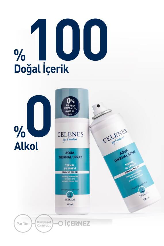 Celenes Yatıştırıcı Ferahlatıcı Nemlendirici Thermal Su Spreyi 150 ml - 3