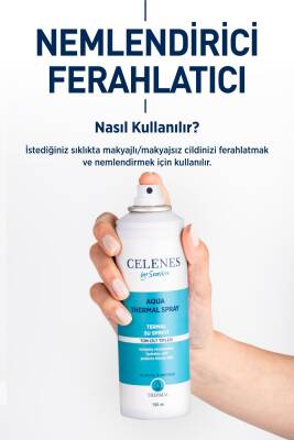 Celenes Yatıştırıcı Ferahlatıcı Nemlendirici Thermal Su Spreyi 150 ml - 4