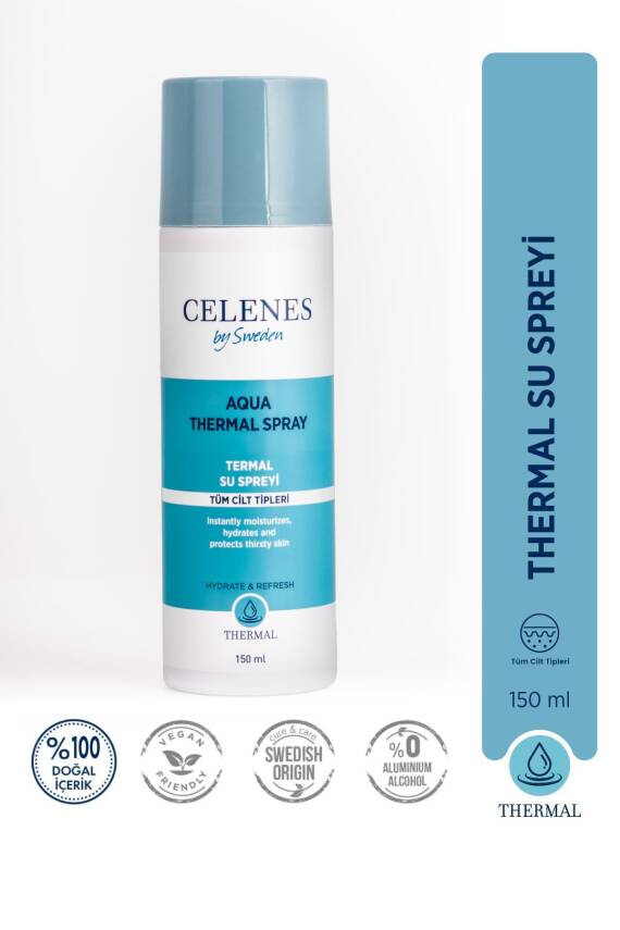 Celenes Yatıştırıcı Ferahlatıcı Nemlendirici Thermal Su Spreyi 150 ml - 1
