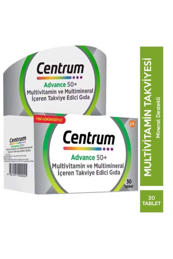 Centrum Advance 50 Multivitamin 30 Tablet - 1