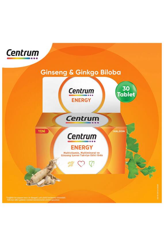 Centrum Energy Multivitamin 30'lu Tablet - 1
