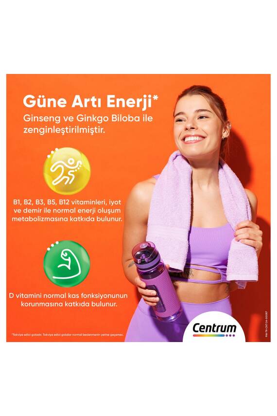 Centrum Energy Multivitamin 30'lu Tablet - 2