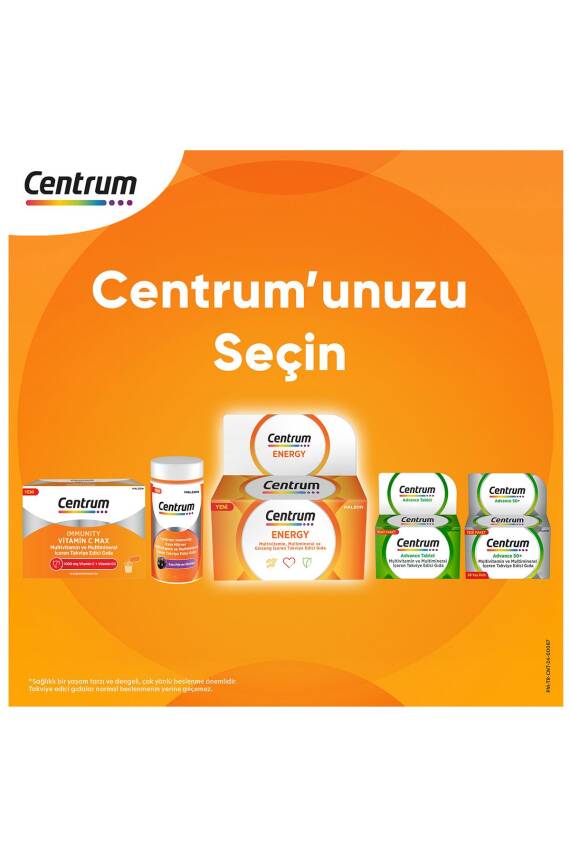 Centrum Energy Multivitamin 30'lu Tablet - 4
