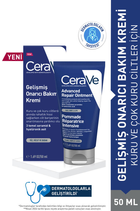 CeraVe Gelişmiş Onarıcı Bakım Kremi 50ml - 1