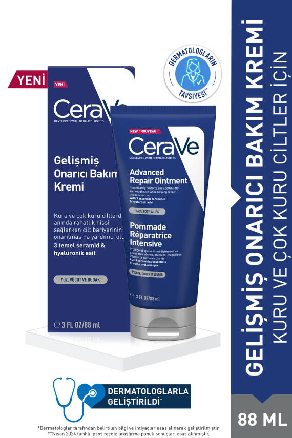 CeraVe Gelişmiş Onarıcı Bakım Kremi 88ml - 1