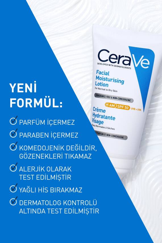 CeraVe Güneş Korumalı Nemlendirici Yüz Kremi Spf50+ 52ml - 3