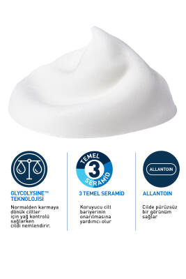 Cerave Karma ve Hassas Ciltler için Balancing Air Foam Yüz Temizleyici Köpük 148 ml - 4