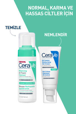 Cerave Karma ve Hassas Ciltler için Balancing Air Foam Yüz Temizleyici Köpük 148 ml - 6