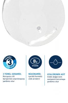 Cerave Köpüren Temizleyici Seramid Içerikli Normal & Yağlı Ciltler Yüz Vücut 236 ml - 2