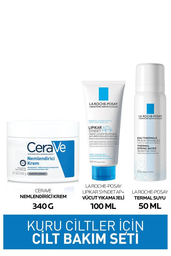 Cerave Kuru Ciltler İçin Cilt Bakım Seti - 1