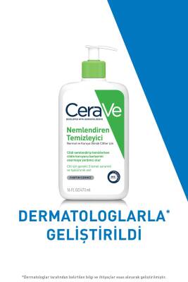 Cerave Nemlendiren Temizleyici Kuru & Normal Ciltler Yüz Vücut 473 ml - 4
